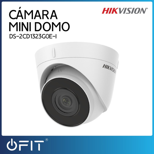 Imagen 2 de 10 de Cámara Seguridad Hikvision Domo Ip Hd 720p 2,8mm Ip67