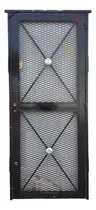 Comprar Puerta Reja Malla Reforzada Pesada Con Dos Cerraduras 85x200