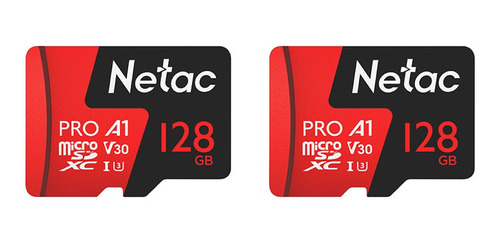Cartão Memória Microsd 128gb Extreme Pro Netac 2un