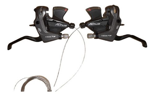 Manijas De Cambio Y Freno Integradas Shimano 27vel Ef370