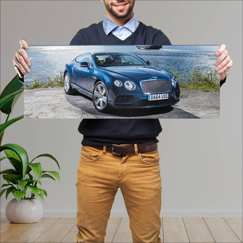 Cuadro 30x80cm Auto 2015 Bentley Continental Gt 238