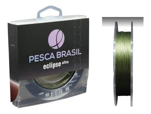 Linha Multifilamento Eclipse Ultra 9x - 0,20mm/150m Verde M Cor Verde-musgo