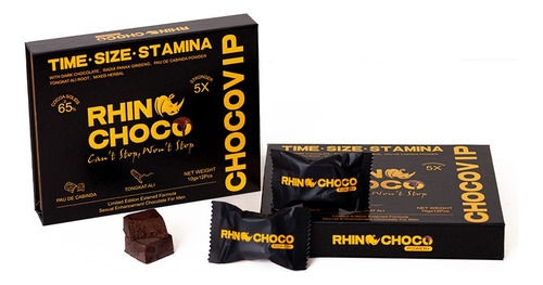 Rhino Choco Power Para Hombres 12 Chocolates