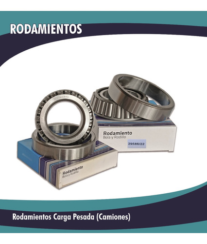 Rodamiento 29586/22 Trasero Interno Npr Jac Encava Cisbro