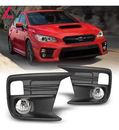 2018-2021 For Subaru Wrx Sti Clear Lens Pair Fog Lights Yyr
