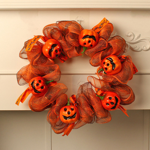 - Corona De Halloween For Colgar En La Puerta, Guirnalda De