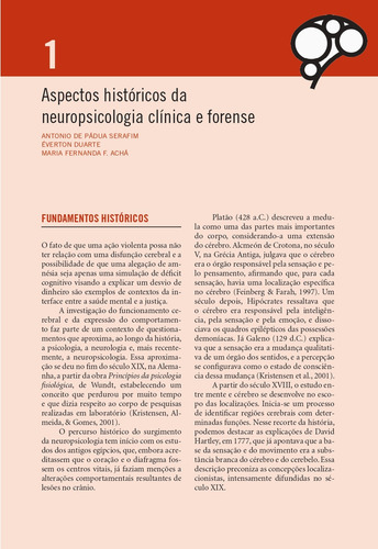 Neuropsicologia Forense, de Serafim, Antonio de Pádua. Editorial Artmed Editora Ltda., capa mole em português, 2014
