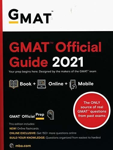 Gmat Official Guide 2021, Book Online Question Bank, de GMAC (Graduate Management Admission Counc. Editorial Wiley, tapa blanda en inglés, 2020