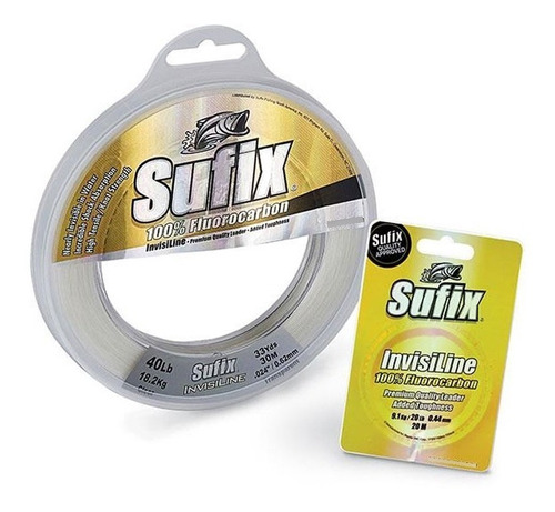 Linea Lider De Fluorocarbon 80 Lb Marca Sufix 