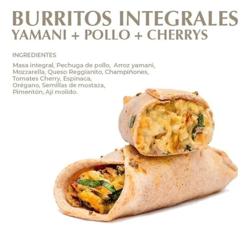 Burritos Int Yamani + Pollo + Cherrys Confitados - Amoedo