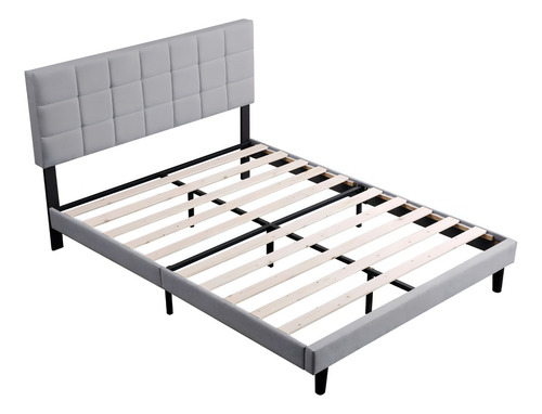 Cama Queen Size Osaka Gris