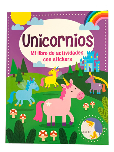 Super Libro Unicornio Mi Libro De Actividades Con Stickers