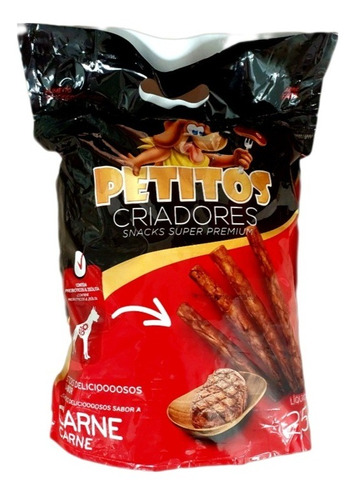 Bifinho Palito 5kg Stick Carne Petitos (2un De 2,5kg)