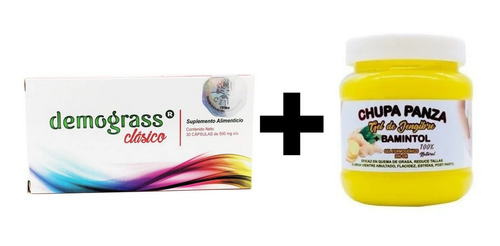 Imagen 1 de 2 de Duo Demograss Clasico Y Chupapanza Gel Baja De Peso