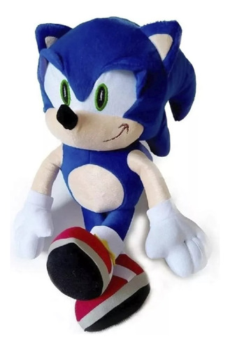 Peluche Sonic Azul Suave Videojuego Hedgehog Erizo Nuevo