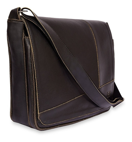 Imagen 2 de 4 de Morral Horizontal Mod. 7011 - Simil Cuero Gastado
