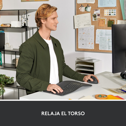 Mouse Izquierdo Logitech Mx Vertical Lift Grafito Revogames