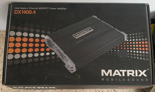 Power Amplificador 1400 Watts 4 Canales (planta) Matrix