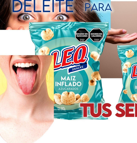 Snacks Leq Maiz Inflado 80grs X 6 Unidades