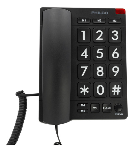 Telefono De Red Fija Adulto Mayor - Números Grandes 170bk Fj