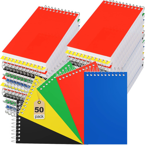 50 Cuaderno S Espiral Para Nota Granel Tamaño A7 Mini Bloc 3