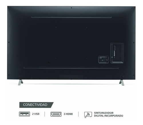Imagen 3 de 3 de Tv LG Uhd 55 4k Smart Thinq Ai 55up7750psb (2021)