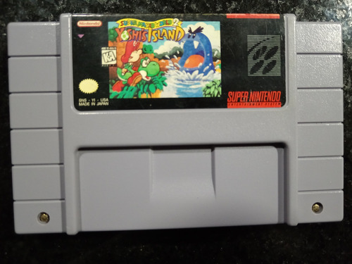 Yoshi's Island Super Mario World 2 Original Snes