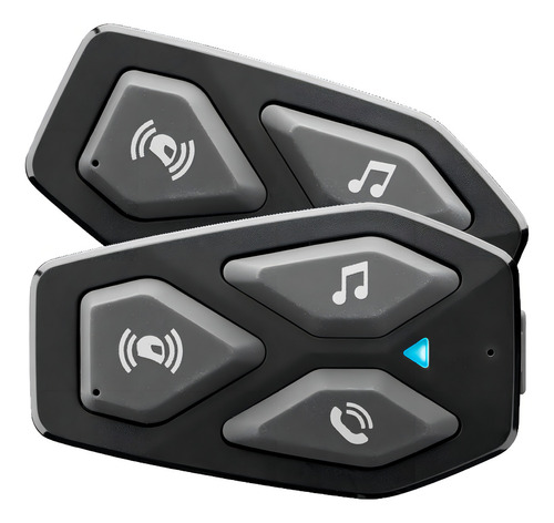 Intercomunicador Capacete Ucom3 Interphone Brasil Preto