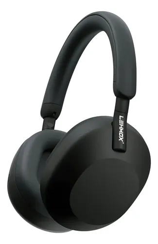 Fone de Ouvido Over-ear Lehmox Estéreo Sem Fio Com Bluetooth Preto