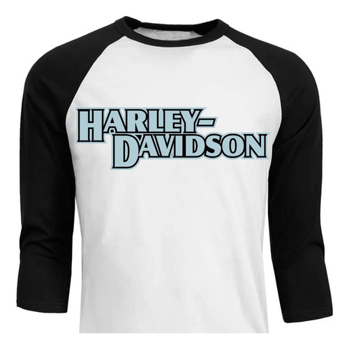 Harley Davidson - Motocicleta - Raglan - Polera (39)