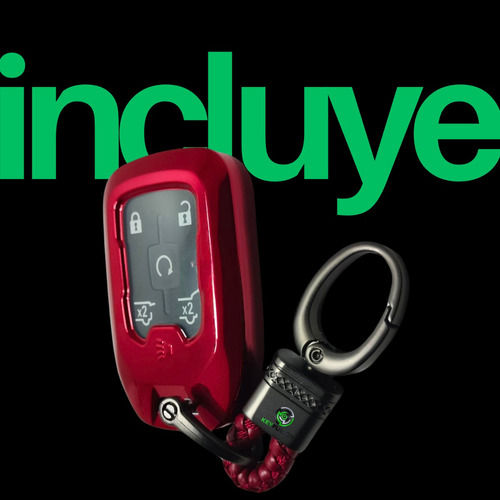 Funda Llave Suburban Yukon Tahoe 2015 2016 2017 20 Tpu Roja