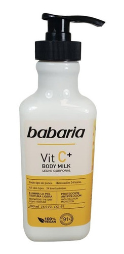 Babaria Body Milk Vit C - mL a $78