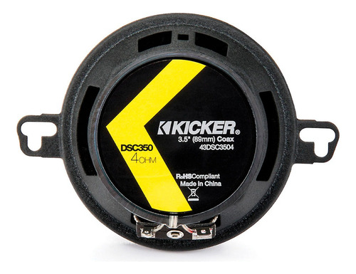 Bocinas Kicker Dsc3504 Dsc350 De 3.5 Pulgadas 80w Max Negro