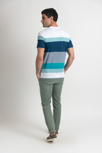 Remera Oxford Polo Club Jacky Hombre Blanco