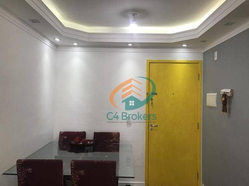 Apartamento Com 2 Dormitórios À Venda, 53 M² Por R$ 295.000,00 - Parque Cecap - Guarulhos/sp - Ap1861