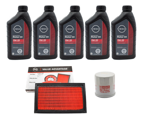 Kit Afinación Sintético(0w20+filtros)máxima 2016-2023 Nissan