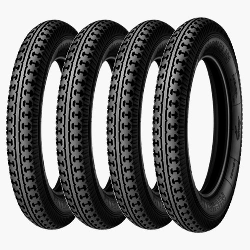 Kit 4 Neumaticos Michelin 4.75/5.00/r19 87p Double Rivet  