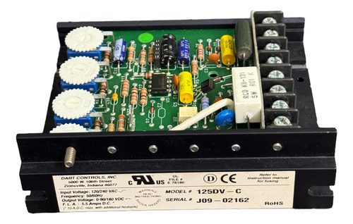 Dart Controls 125dv-c Control De Velocidad