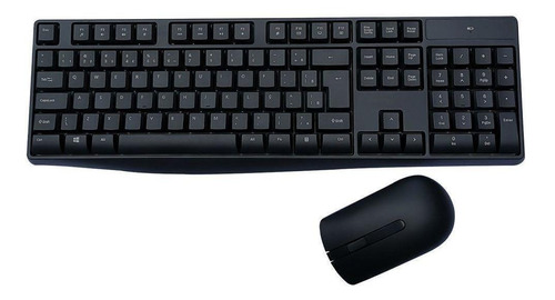 Teclado E Mouse Sem Fio Desktop Usb Wireless Multimidia