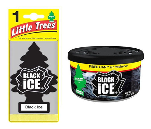 Kit Ambientador Little Trees Pino + Latica Organica Black