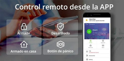 Imagen 4 de 8 de Kit Alarma Wifi Gsm Tuya Smart G30 Con Cámara 3 Mpx