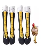 Comprar Divertidas Piernas Calcetines Rodilla Calceta Patas De Pollo