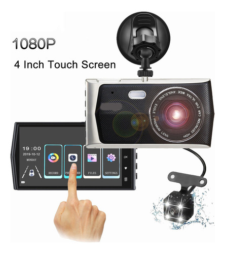 Aplicable A Dash Cam De 40 Pulgadas Con Pantalla Táctil