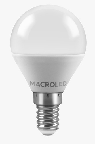 Lampara Gota Led 6w E14 Mignon Fría 6000k Macroled X 10un