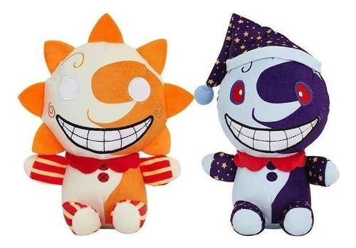 Muñeco De Peluche Sun And Moon Clown Hat Doll Color 2pcs