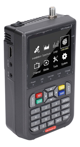 Detección De Medidor De Señal Portátil Con Pantalla Lcd Y Bu