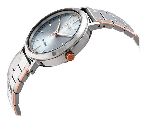 Reloj Citizen 61240 Em0766-50a Mujer Drive Ltr Color de la correa Plateado Color del bisel Plateado Color del fondo Plateado 61240