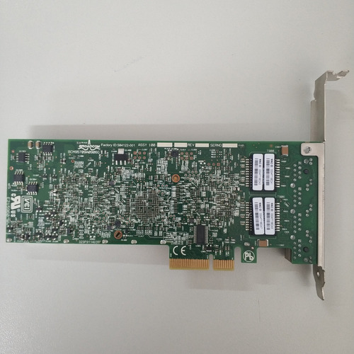 Placa De Rede Quad Gigabit Dell R519p Broadcom 5709 Pci-e (Usado)