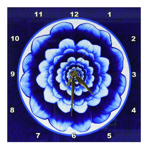 Llc Flor De Mandala De Fantasía Azul Pastel Y Cobalto ...