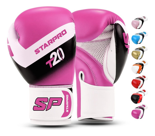 Starpro T20 - Guantes De Boxeo Para Mujer, Comodos Y Protect
